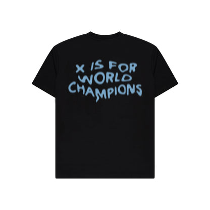 X ‘X is for World Champions’ - T-shirt Black