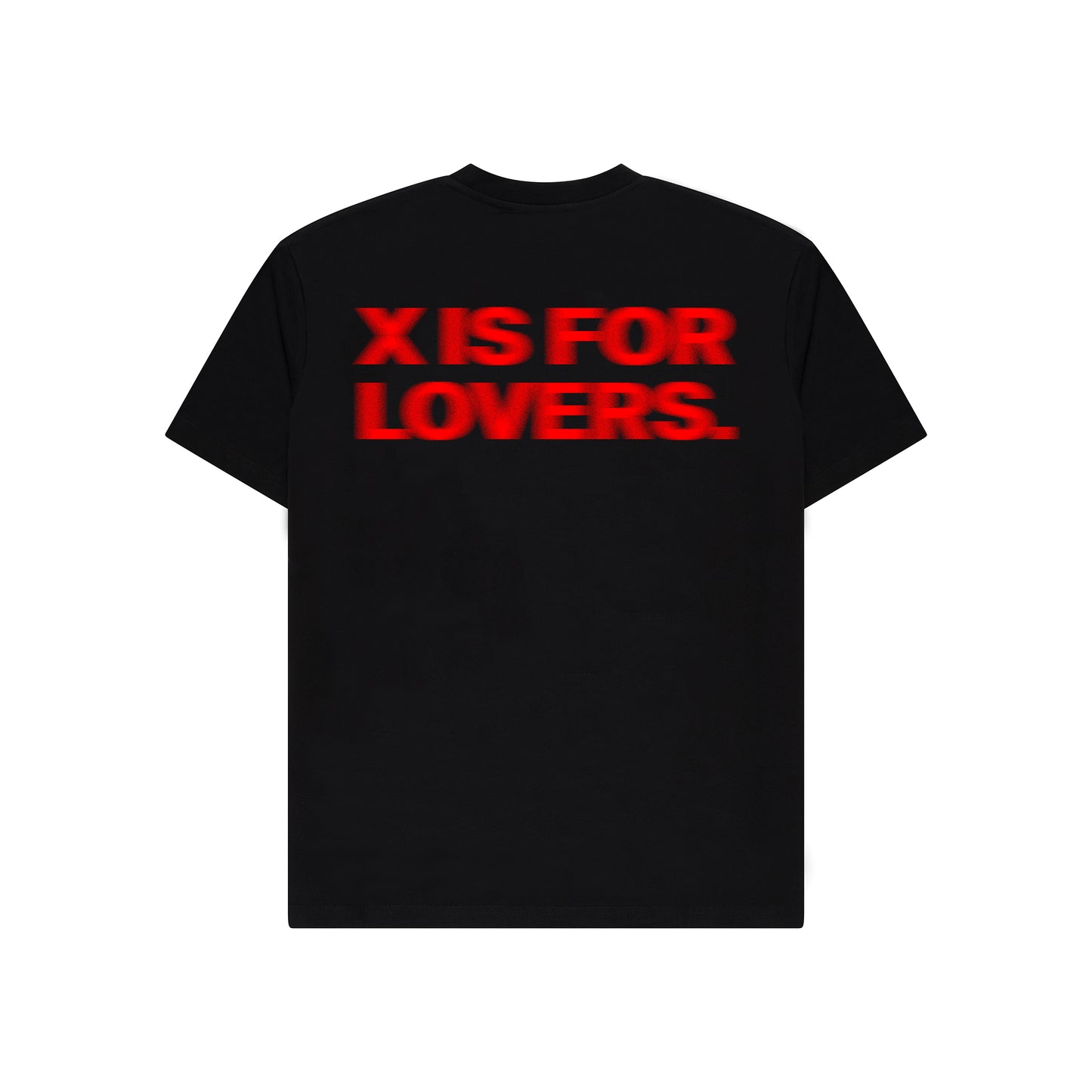 X ‘X is for lovers’ - T-shirt Black