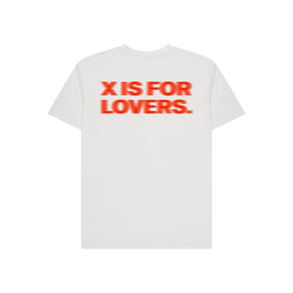 X ‘X is for lovers’ - T-shirt White